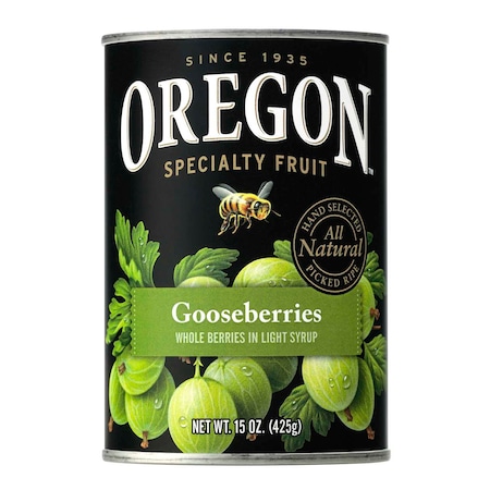 Oregon Fruit Product Gooseberries 15 Oz. Can, PK8